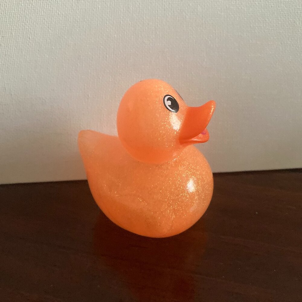 Rinco's Orange Plastic Duck 3 inches